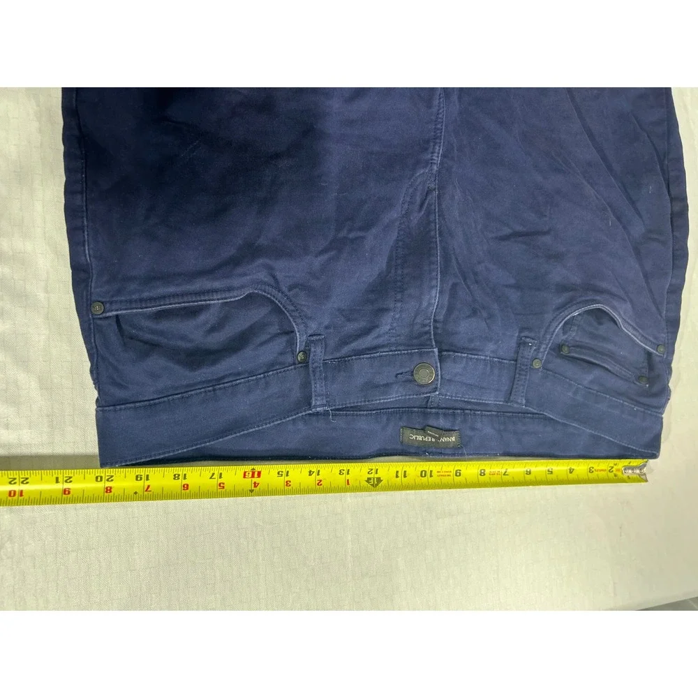 Banana Republic Mens 40x30 Navy Blue‎ Chino Pants Straight Leg 5-Pocket Trousers